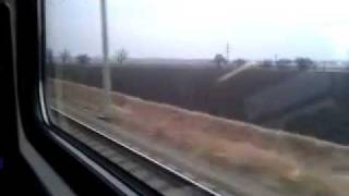 Průběh cesty - EC 137 Moravia, 150 km/h