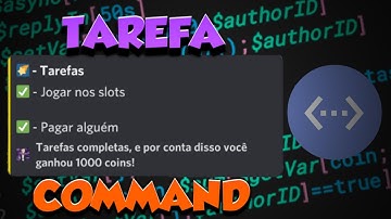 Comando de tarefas | Discord dbd ep#11
