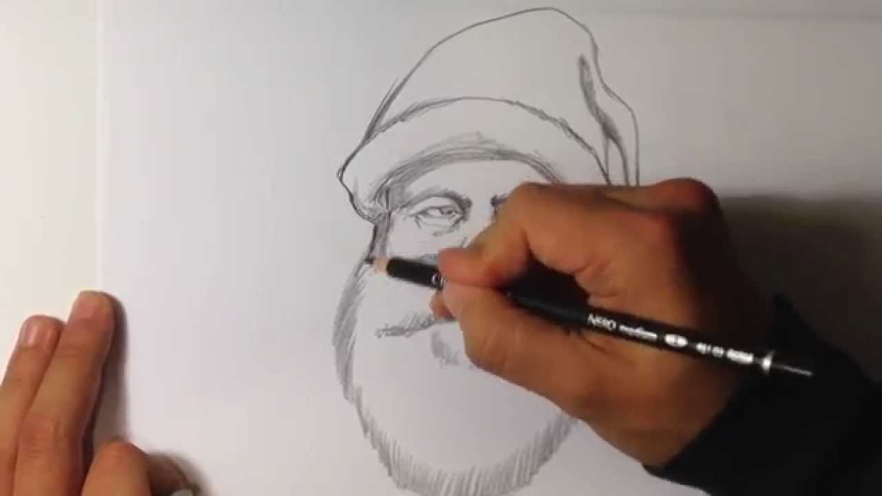 How To Draw Santa Claus Easy Drawings