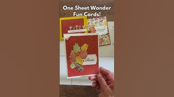 One Sheet Wonder with Gathering Together Designer Series Paper