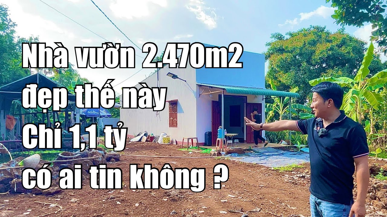 Nhà vườn hơn 1 tỷ mà đã quá, ước gì có tiền Lộc mua luôn