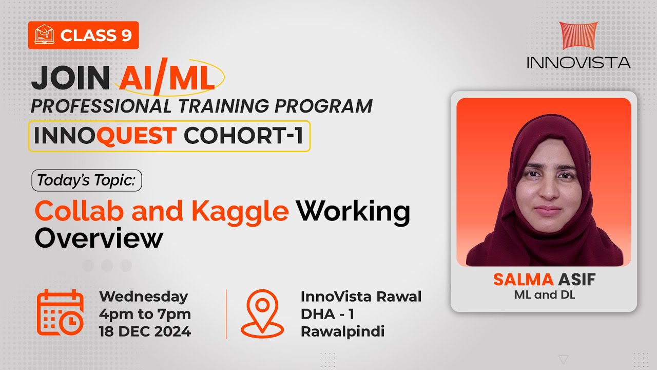 Collab and Kaggle Working Overview | Class 9 | Innoquest Cohort 1 - YouTube