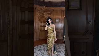 Vestido Dorado Para Evento De Gala,