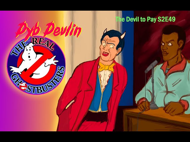 Louis and Slimer (The Real Ghostbusters) - SpeedPaint 