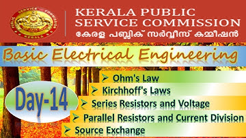 Basic Electrical Engineering || Ohms Law || Kirchoffs law ||Series Resistor and voltage ||