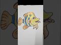simple Fish drawing for kids #shorts #youtubeshorts #kidslearning #drawing #drawingtutorial