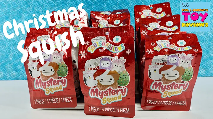 Christmas Squishmallows Mystery Squad Blind Bag Plush Opening
