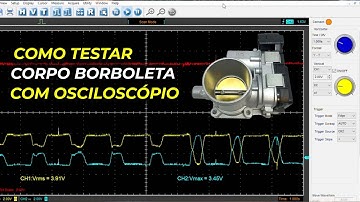 Como testar o corpo de borboleta facilmente com osciloscópio e a função matemática