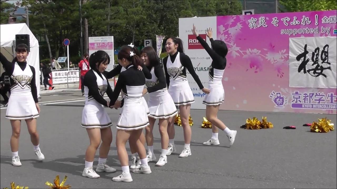 京都学生祭典2016 園田学園女子大学 チアリーディング部 WHITE TIGERS