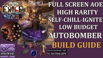 Poe 3.27 | Self Chill Ignite Explode Chieftain | Fast Build | High Rarity MF | Budget | Build Guide
