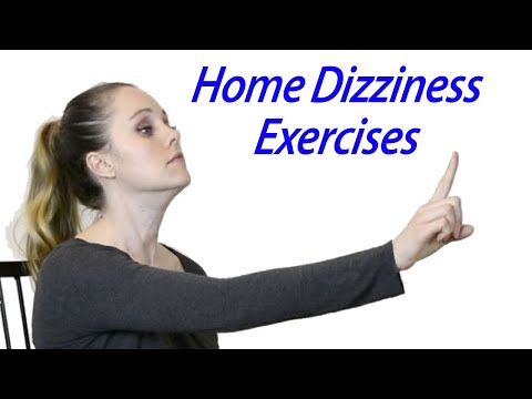 Inner Ear Balance Home Exercises to Treat Dizziness (Vestibular Home Exercises)