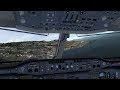 Approach and landing in Madeira International Airport (LPMA), Airbus A300