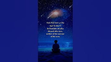 إستمع وأرح قلبك المتعب💔🥹💙 سورة النور الآية ٣٥ #quran