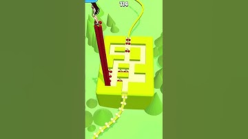 Stacky dash very smooth gameplay ASMR Sound like this game level 134 #shortsfeed #stackydashandroid