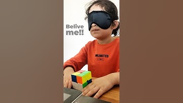 This Kid Solved a Rubiks Cube BLINDFOLDED and You Won