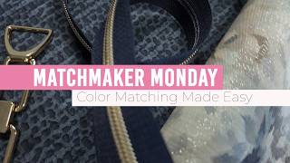 3 Stunning Faux Leather & Vinyl Pairings for Bag Making | Matchmaker Monday ep. 26