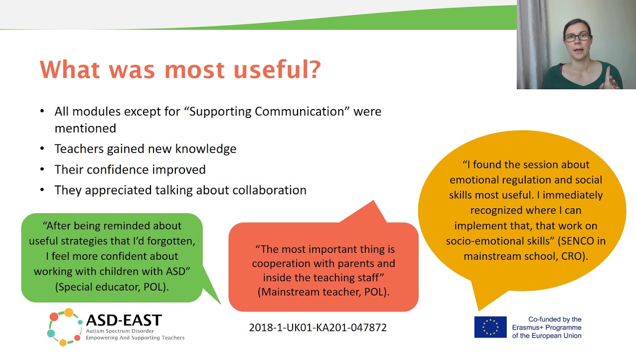 ASD-EAST International: Evaluation findings - YouTube