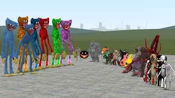 HUGGY WUGGY VS SCP FOUNDATION!!! Garrys Mod Sandbox