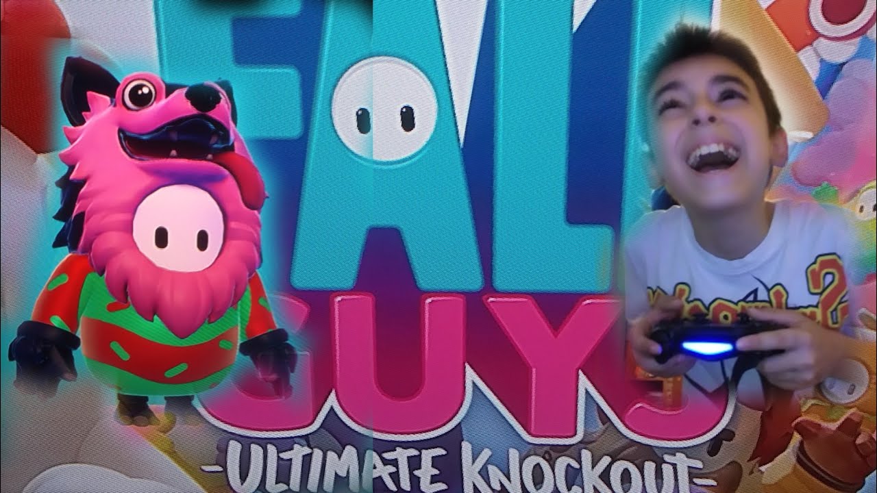 Gioco per la prima volta a fall guys su playstation - YouTube