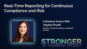 Real Time Reporting for Continuous Compliance and Risk
