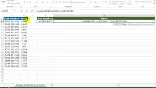 Excel Lesson 24 - Vlookup with Substitute and Choose