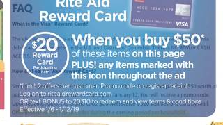 Information On Rite Aid’s Reward Card Deal