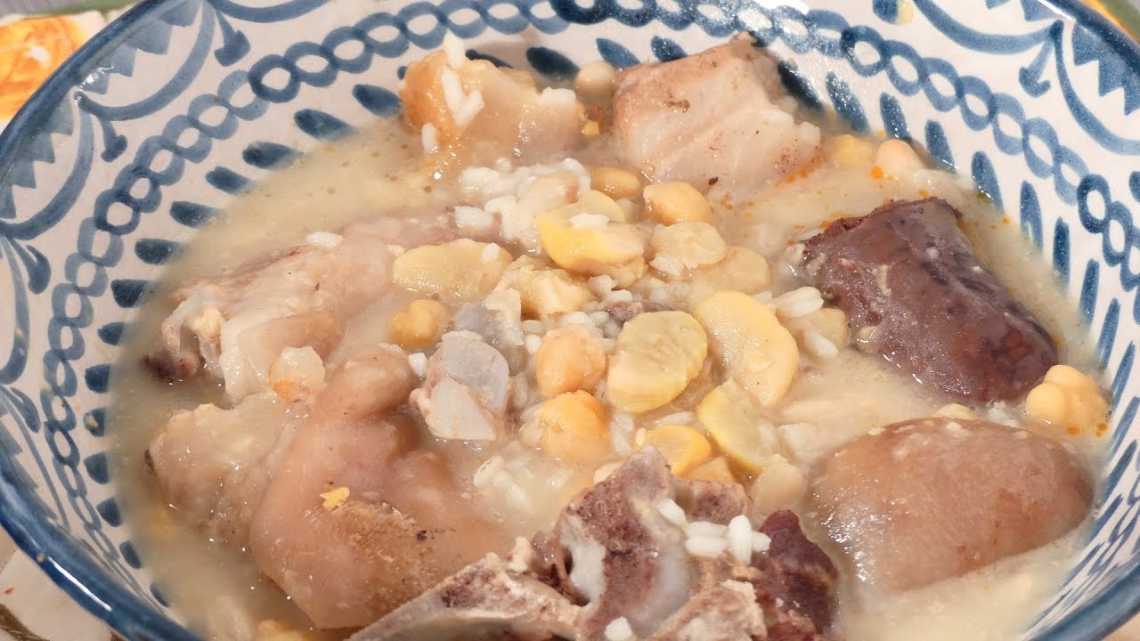 OLLA DE SAN ANTON, RECETA TIPICA DE #GRANADA, guisos populares