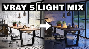 Vray LIGHT MIX - How to change your lighting WITHOUT RE-RENDERING - Vray5 for 3ds max