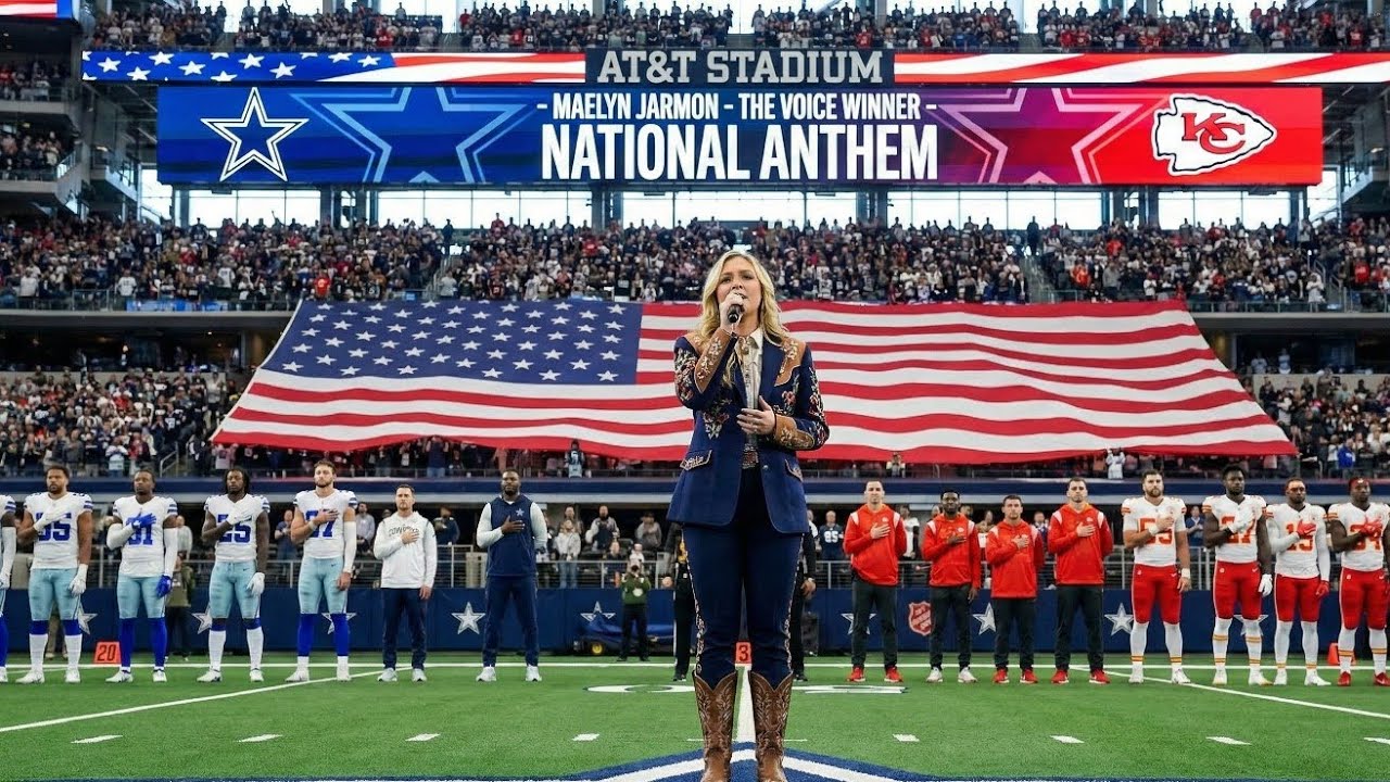 Победительница конкурса «Голос» Мейлин Джармон исполнит национальный гимн на матче «Ковбои» проти...