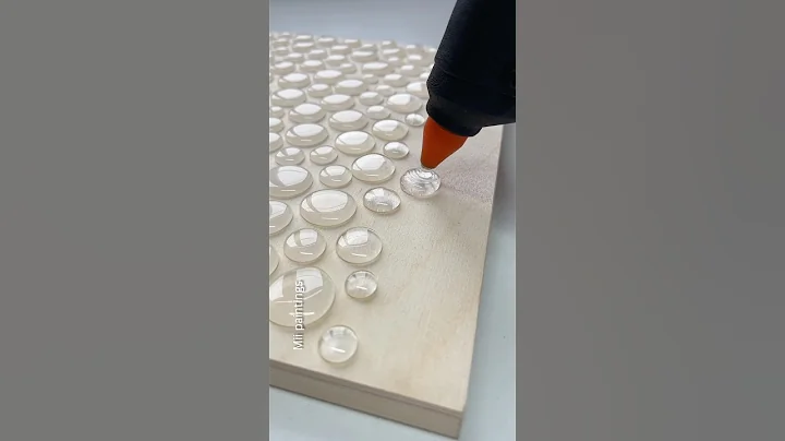 Wow! Easiest hot glue waterdrop painting thumbnail