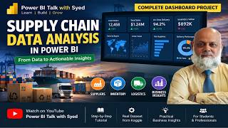 Supply Chain Analytics in Power BI — Built Live with Claude AI