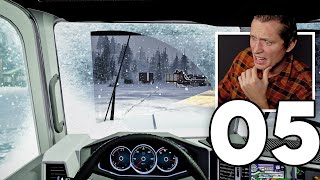 High Risk Trucking Through an Alaskan Blizzard  Alaskan Road Truckers  Part 5