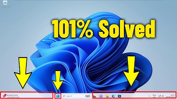 Start Menu & Taskbar unresponsive and not opening in Windows 11 / 10 / 8 / 7 - How To Fix Error ✅