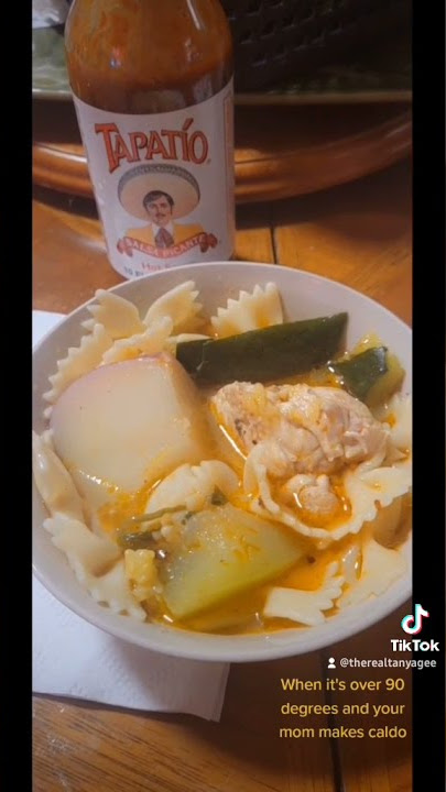 Caldo de Pollo for this heat 🔥