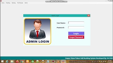 Hall Booking System using Windows Application, in C#