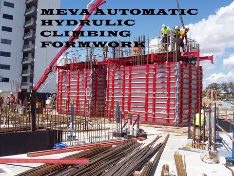 What is MEVA Automatic climbing Formwork use in Highrise Construction/ Animation Video