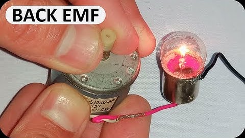 Back EMF in a motor | Why Back EMF is produced | How Back EMF is produced