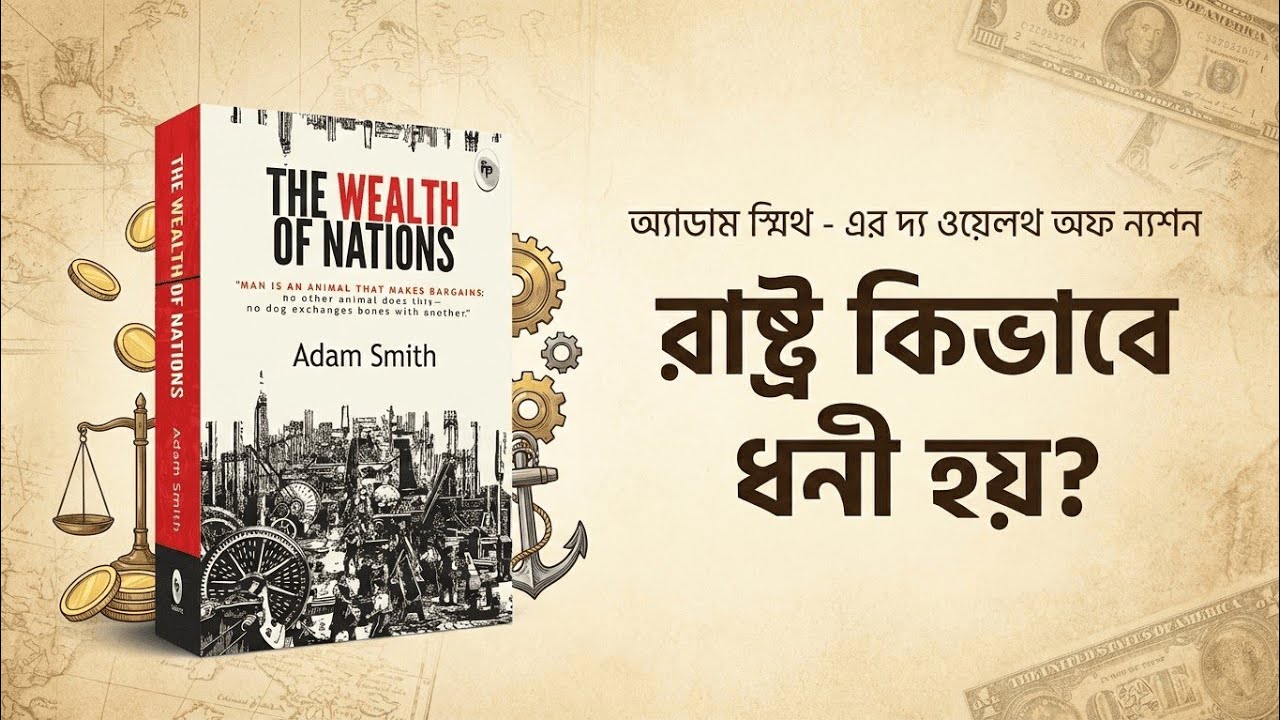 রাষ্ট্রগুলো কিভাবে ধনী হয়? | এডাম স্মিথের দ্য ওয়েলথ  অফ ন্যাশনস | The Wealth of Nations Explained