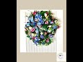 Hydrangea Peony Daisy Wreath: Farmhouse Spring-Summer Door Decor