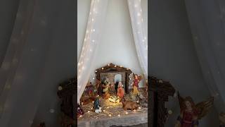 Christmas Nativity scene decor idea. #shorts #christmas #ethiopian #christmasdecor  #christmas2023