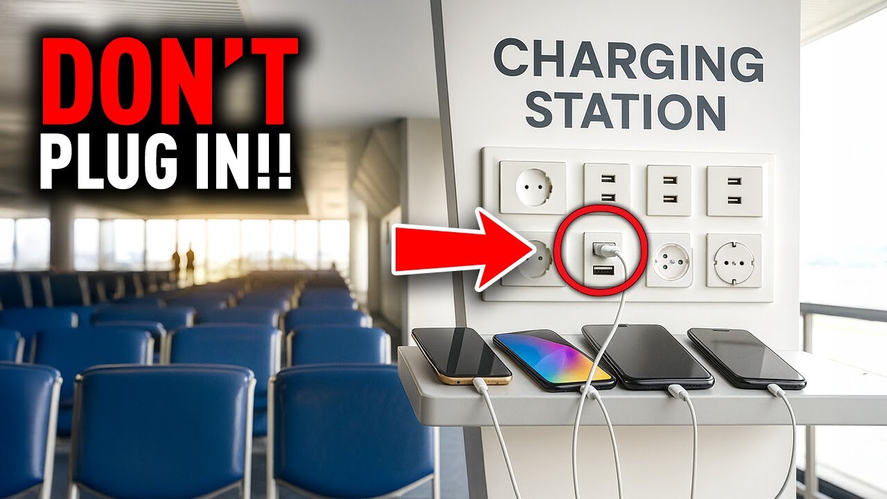 U.S. Airport Security CAN SEARCH YOUR PHONE Through Airport Chargers!