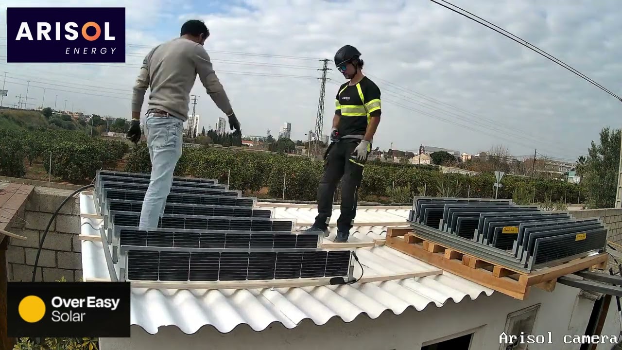 Vertical Solar Panels Mounting - Arisol Energy December 2025