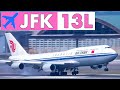 Fantastic 13LEFT Heavy Runway Action at JFK Airport