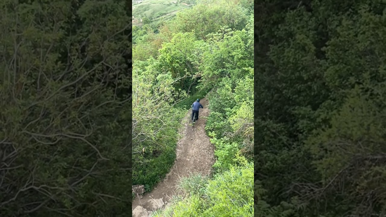 Махачкала - Тарки. С горы на велосипеде экстремальный спуск !