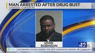 Man arrested in Clinton after police seize drugs, guns, and cash