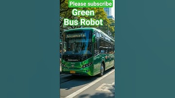 Green bus robot #automobile #robot #ai #transformers #transformer #trendingshorts  #변압기 #máy biến áp