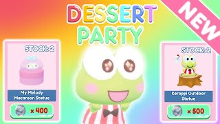 NEW Dessert Party Rewards!!| Roblox My Hello Kitty Cafe Updates