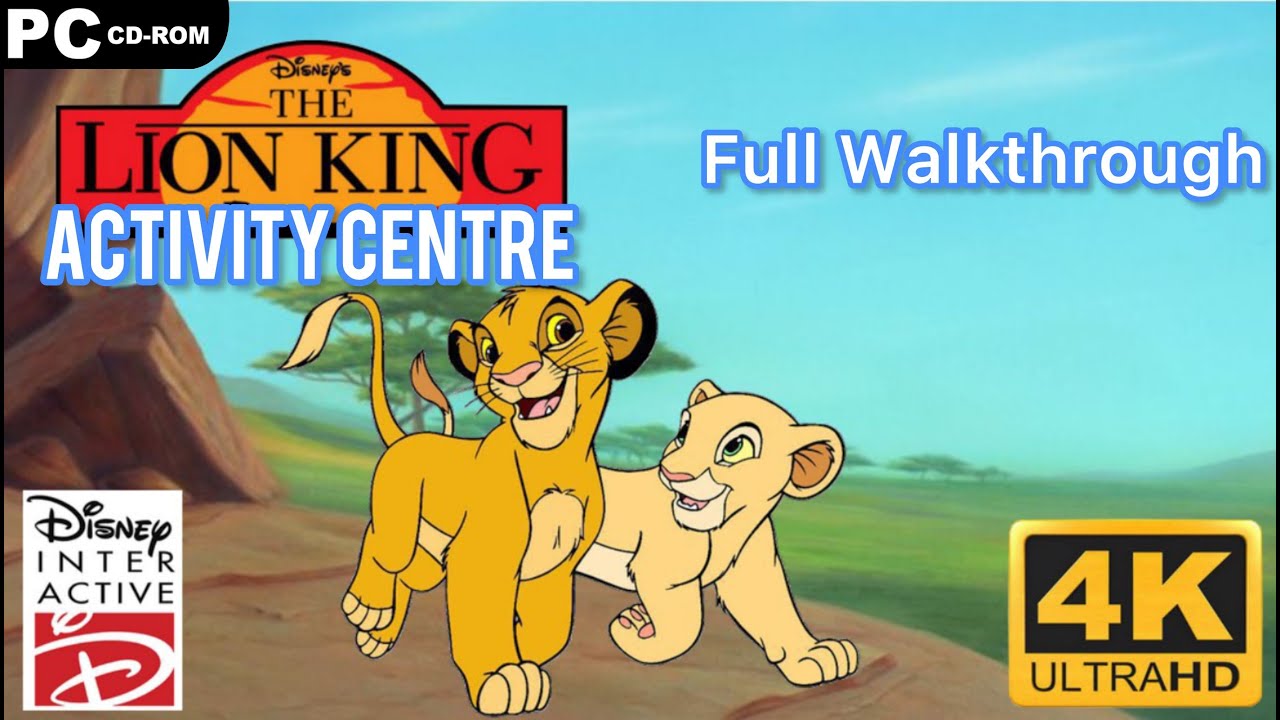 Disney's The Lion King Activity Centre [PC] Gameplay - 4K60ᶠᵖˢ UHD
