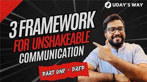 3 Frameworks to upskill your Speaking | Part 1 - PREP Framework