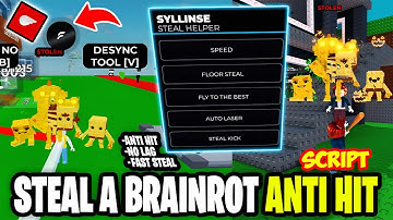 [☢️ANTI HIT] SYLLINSE HUB Steal a Brainrot SCRIPT PAID (ROBLOX)🔥ANTI HIT,  SUPER JUMP, FLY TO BEST